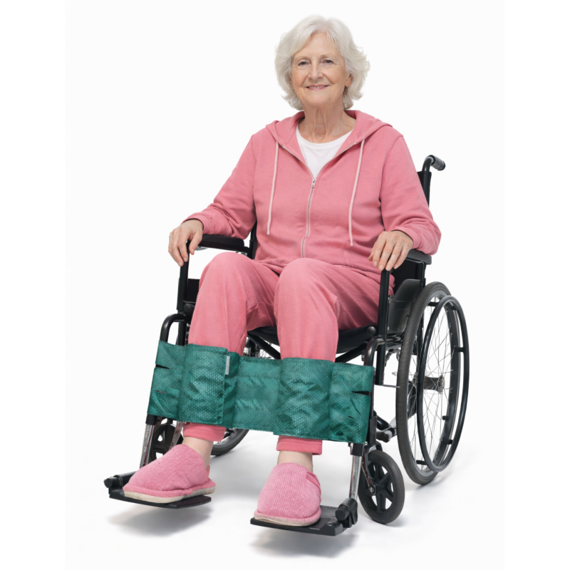 Correa sujecion de piernas en silla de ruedas Correa sujecion de piernas en silla de ruedas