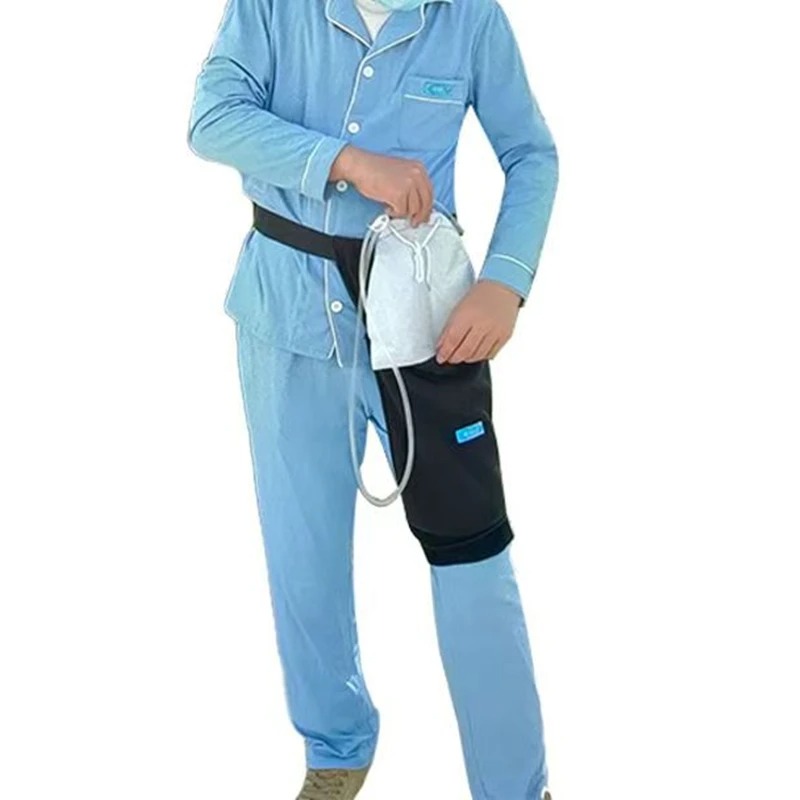 funda de soporte para bolsa de orina en adultos mayores