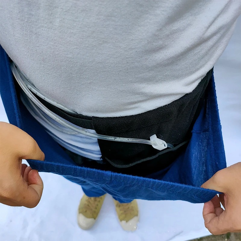 soporte cómodo para bolsa de drenaje urinario