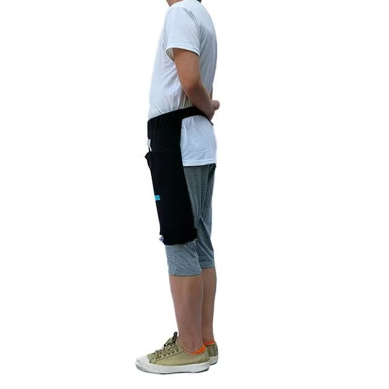 sujeción para bolsa de orina en la pierna