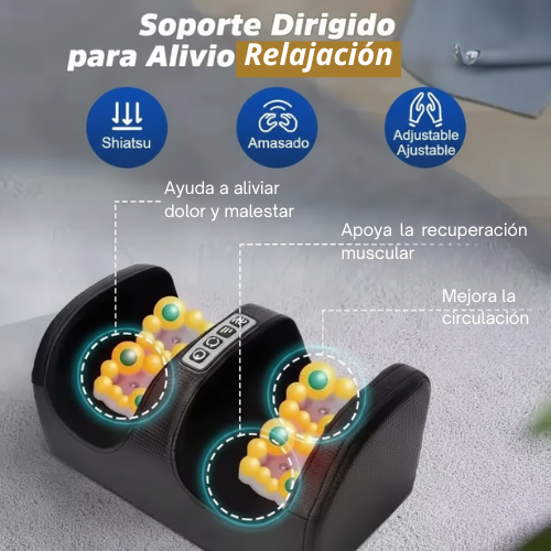 Masajeador Terapéutico de Pies y Piernas Shiatsu con Calor