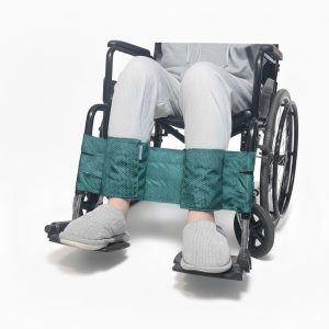 Correa de Sujeción de Piernas para Silla de Ruedas | Soporte Ajustable y Antideslizante para Adultos Mayores y Personas con Demencia 