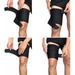 Manga de Soporte Ajustable para Muslo MIMORIA – Compresión Suave y Firmeza Regulable